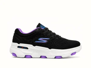 Skechers GO RUN 7.0 Women's Running Shoes – Air-Cooled Goga Mat, Hyper Pillars | Black/Purple