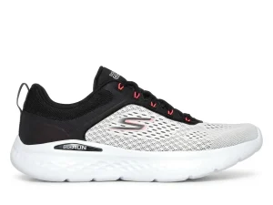 GO RUN Lite White Black running shoes with Air-Cooled Goga Mat insole